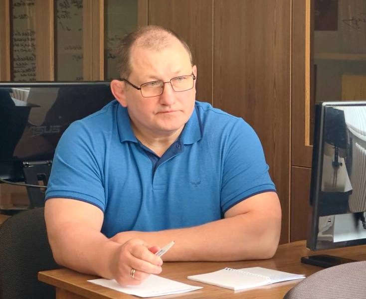 Декан факультету фізичного виховання Віктор Шандригось